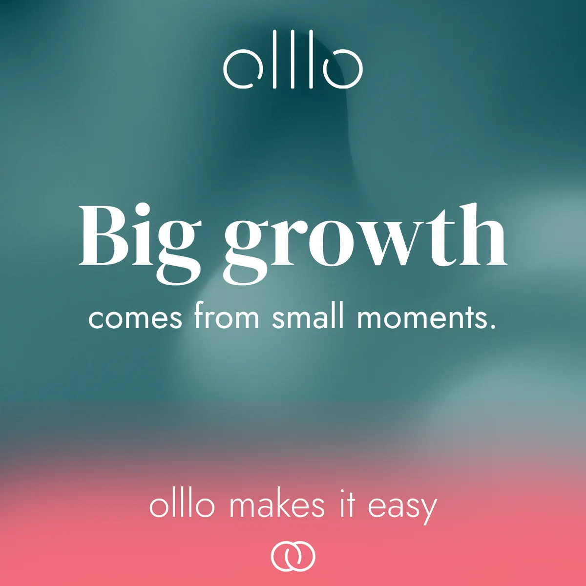 Olllo LinkedIn campaign slide: Big growth