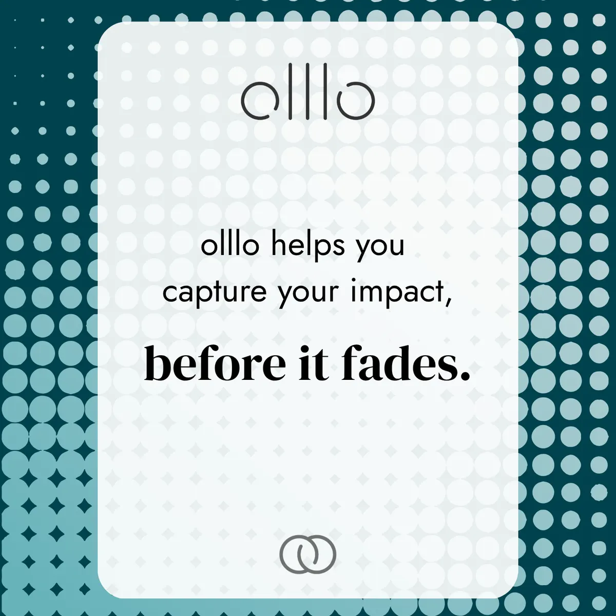 Olllo LinkedIn campaign slide: Fades