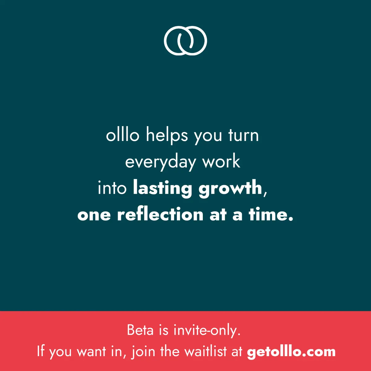 Olllo LinkedIn campaign slide: Founder note, 4 of 4