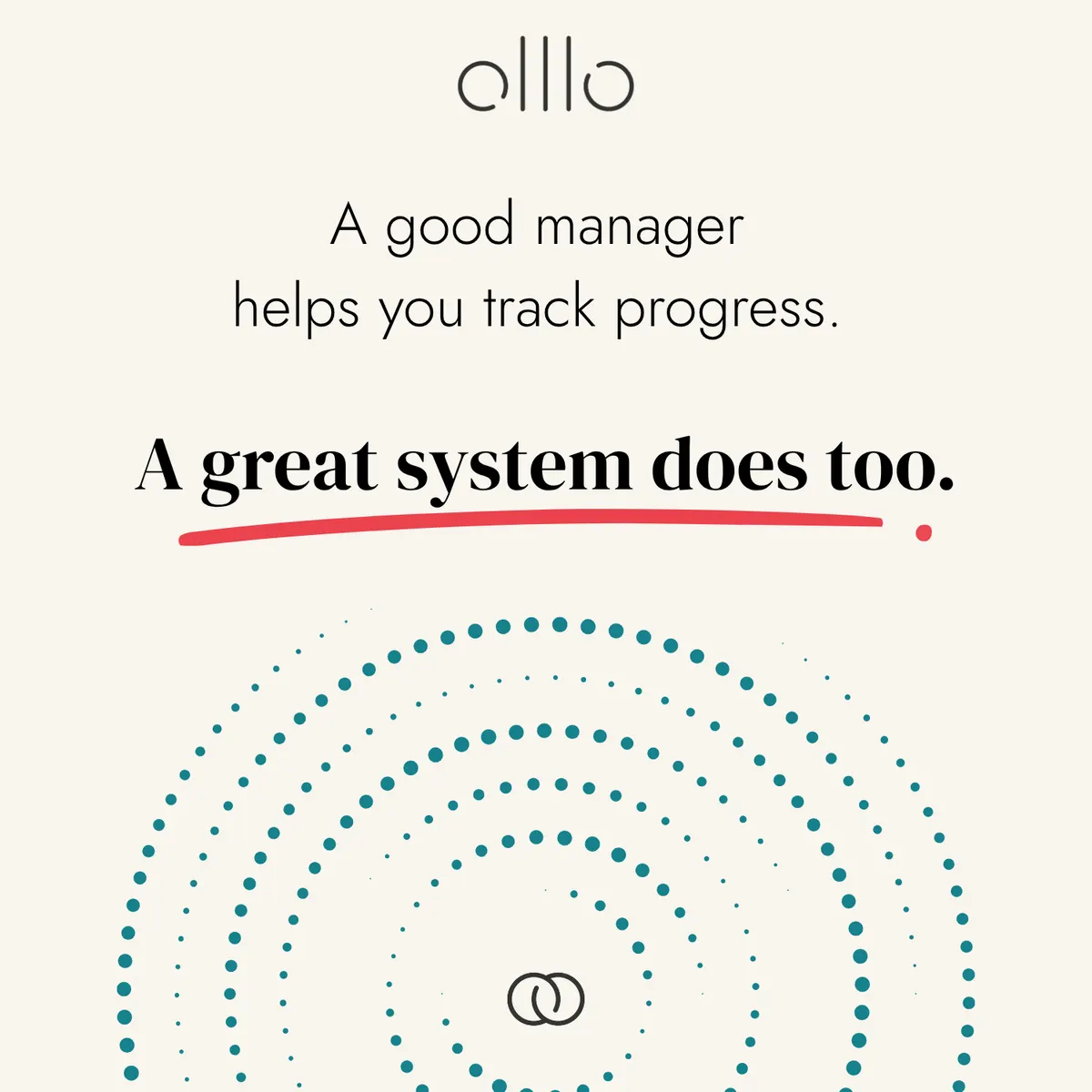 Olllo LinkedIn campaign slide: Good manager