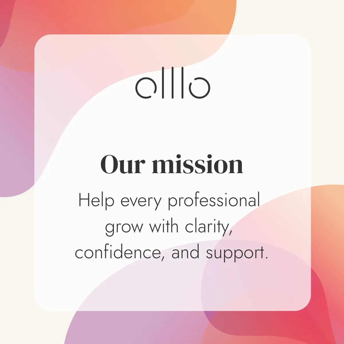 Olllo LinkedIn campaign slide: Mission