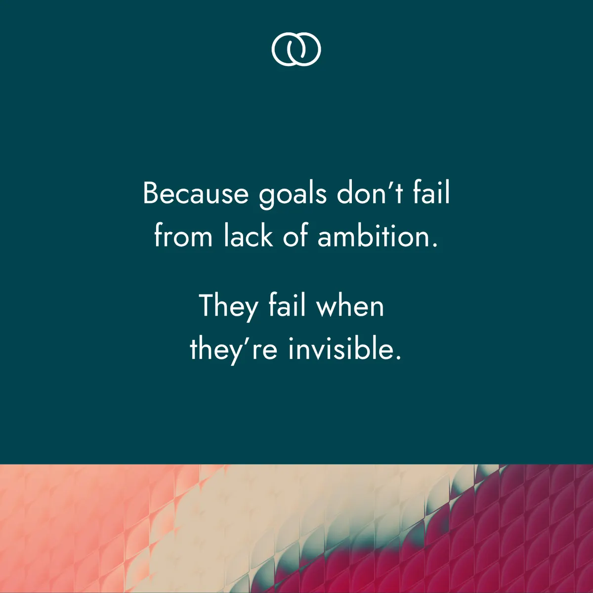 Olllo LinkedIn campaign slide: Visible goals, 3 of 3
